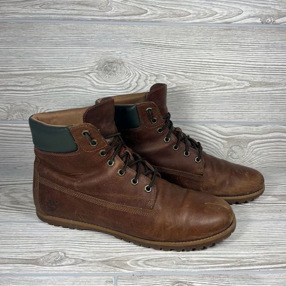 Timberland Brown Leather Ankle Boot - Women’s 9 - Picture 1 of 8